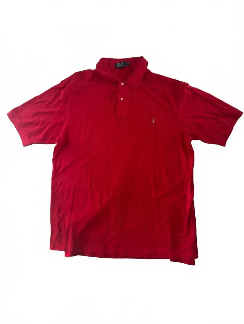 Men's Polo Ralph Lauren red short sleeve polo size 2XLT